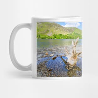 Buttermere Panorama With Driftwood Mug